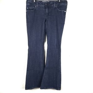 Roxy sunset Beach flare fit size 9 juniors jeans
